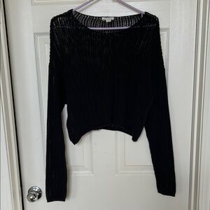 Full Tilt Black Women's Knit Sweater